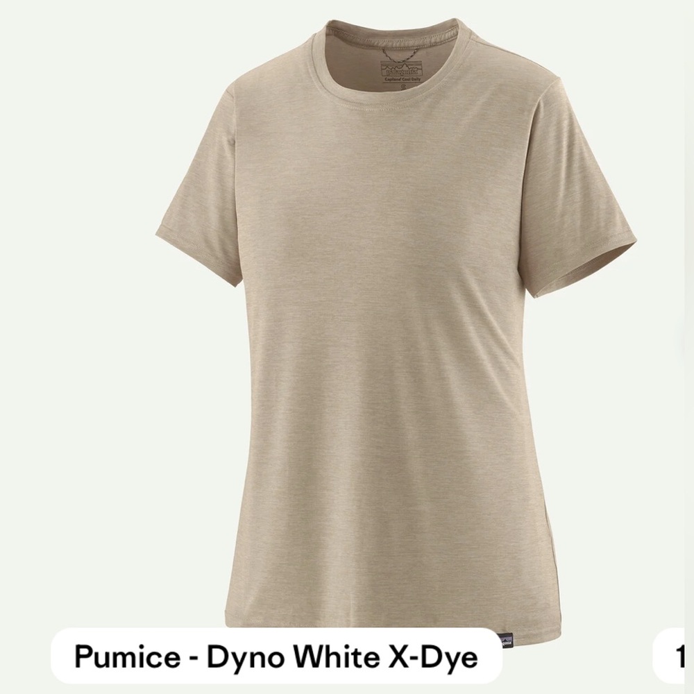 Women's Capilene® Cool Daily Shirt Large Pumice Dyno White X Dye